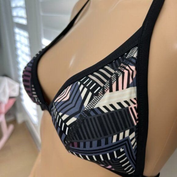 Victoria Secret Pink Triangle Halter Swim Top - Picture 3 of 5